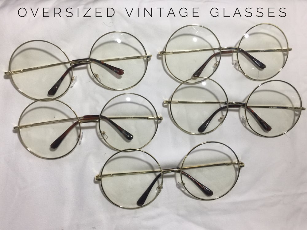 Image of Oversized Vintage Glasses