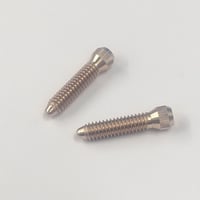 Round Tip "Mini Globe" Bronze Contact Screw (Short)