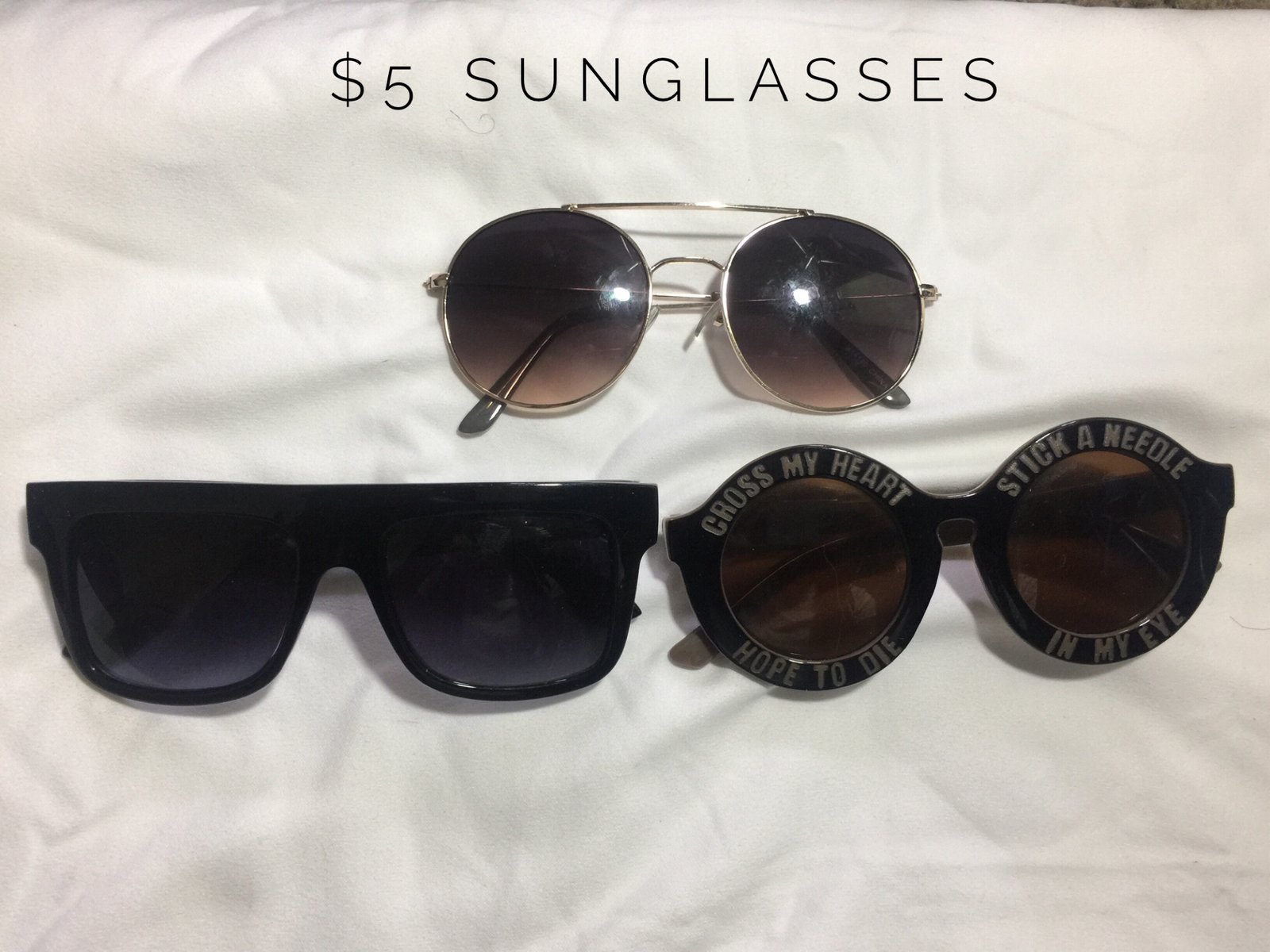 Cross my best sale heart sunglasses