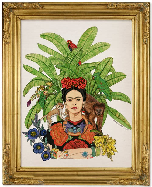 Image of Tropical Mexican Watercolor - Print