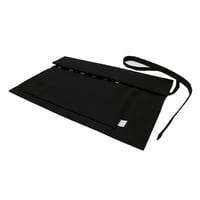 Image 1 of MOOJICRAFT BLACK CANVAS 10" BLADE - KNIFE ROLL CASE 