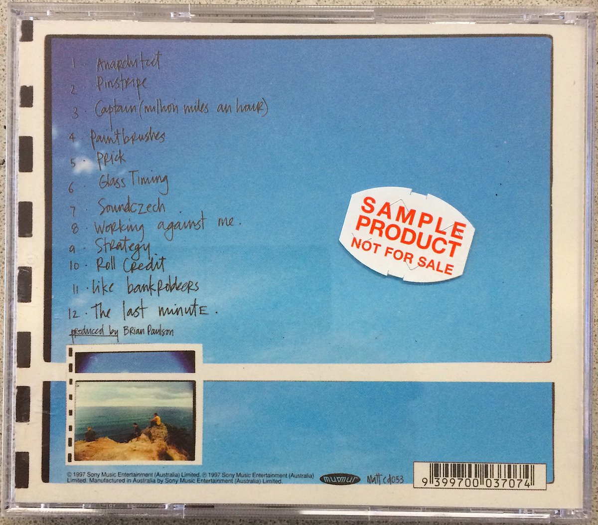 Image of Something for Kate - 'Elsewhere for 8 Minutes' Original CD 1997 VERY LIMITED