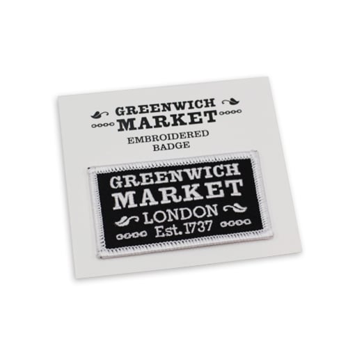 Image of Greenwich Market Embroidered Badge