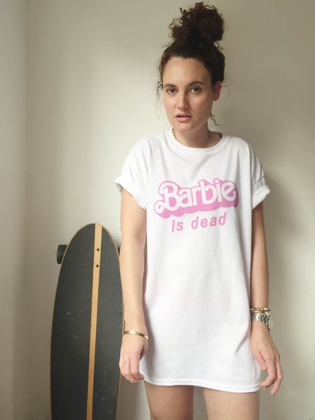 Image of Nasty Stylist "Barbie is dead" grunge punk T-shirt.
