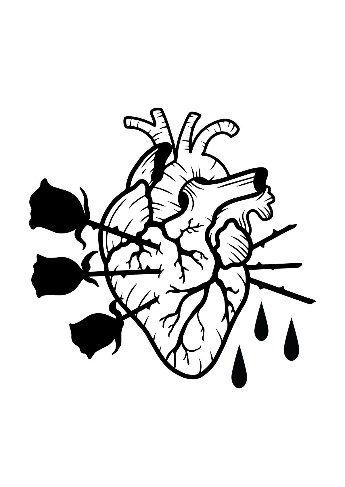Image of Heartache - A4 Print