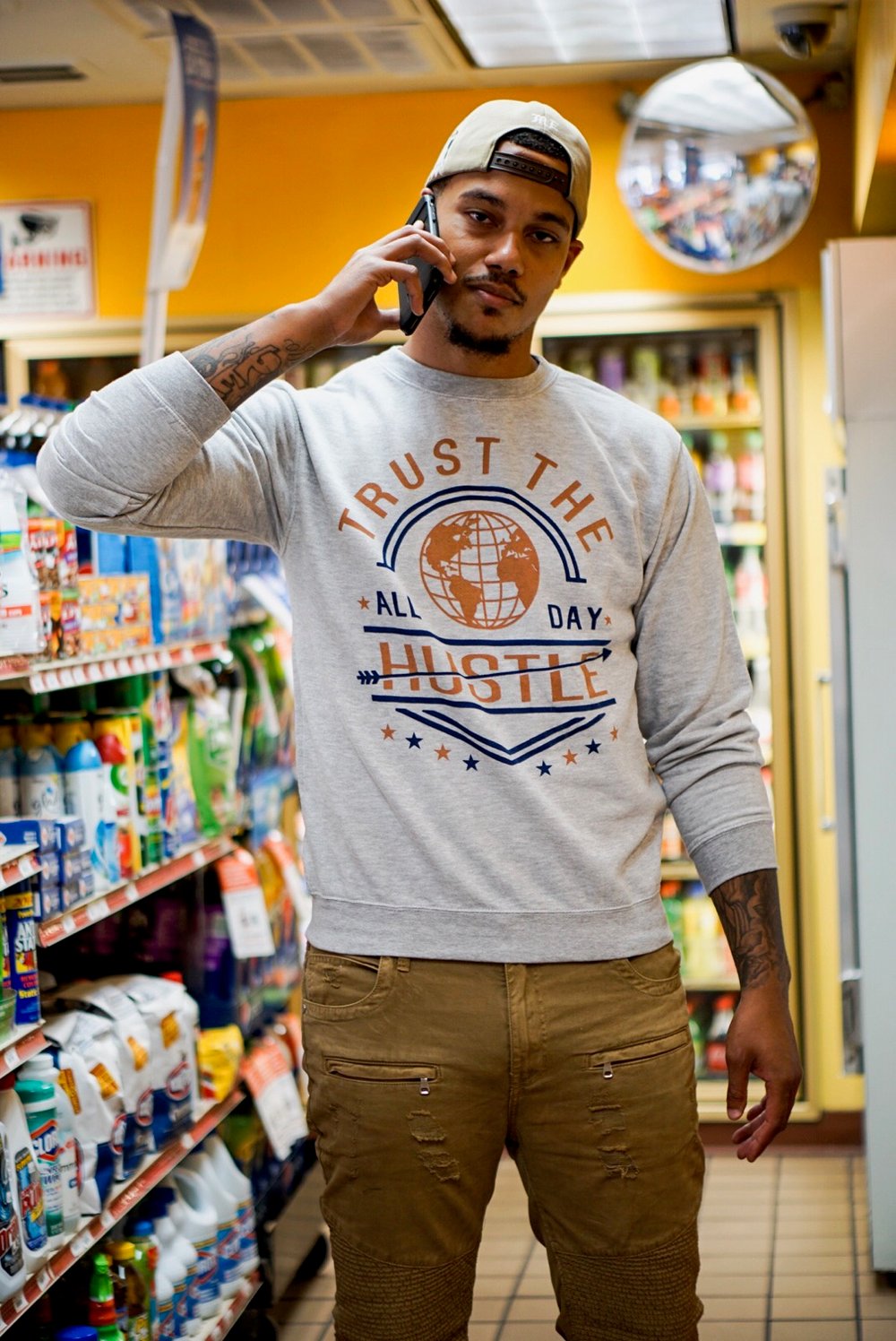 Image of Trust the Hustle Crewneck