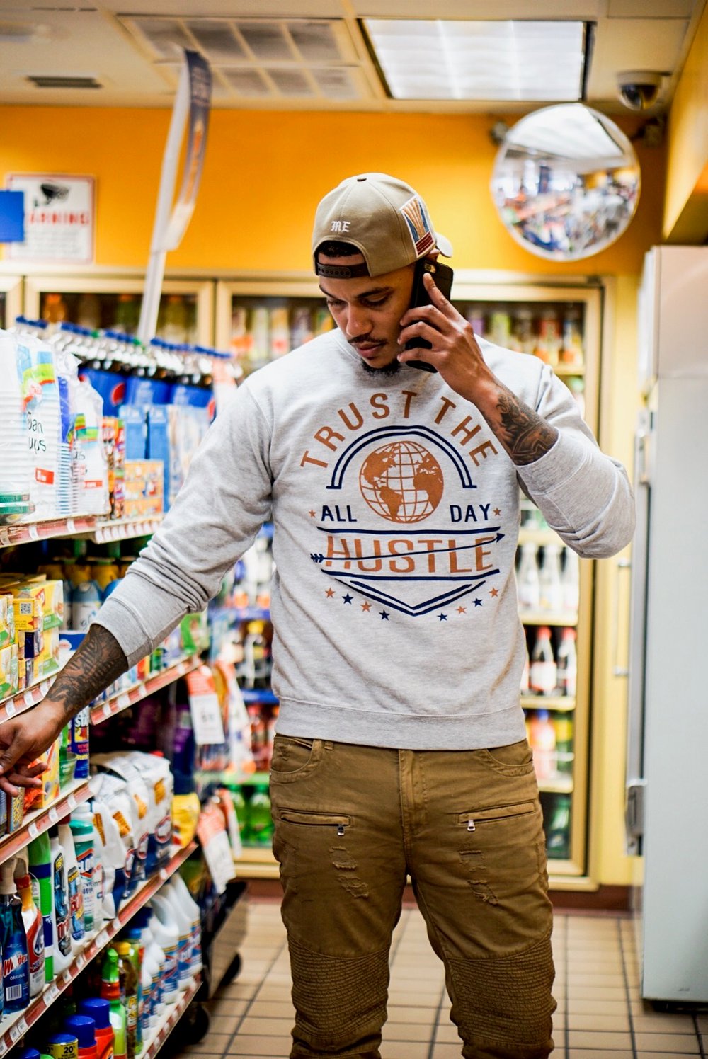 Image of Trust the Hustle Crewneck