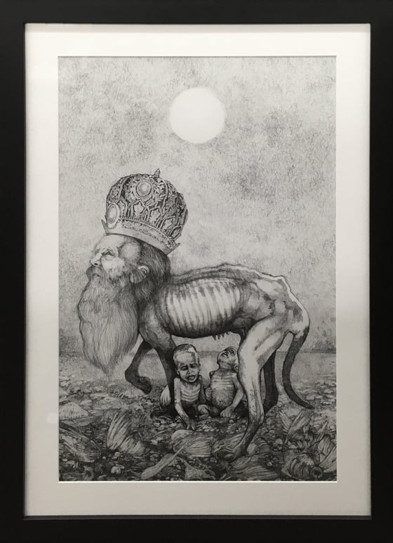 Image of "Capitoline Man" - Framed Giclee` print