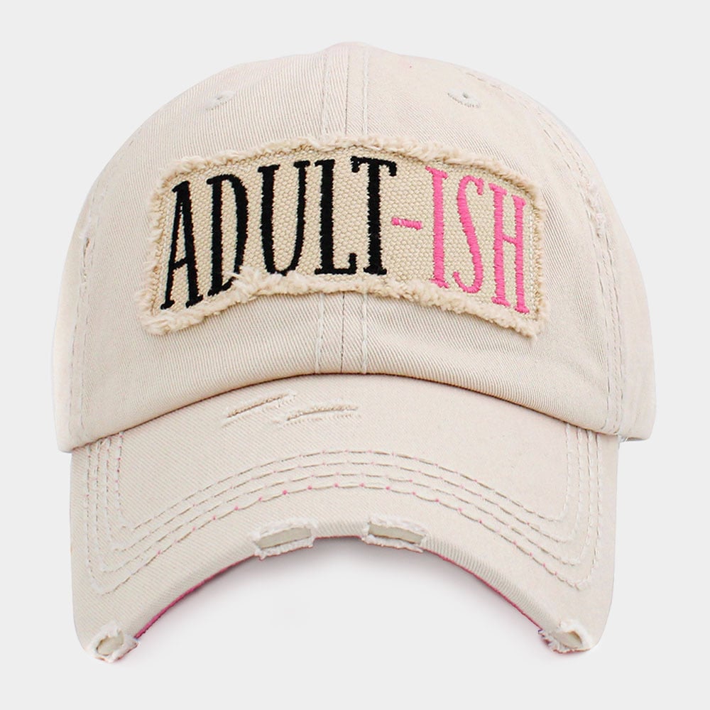 ADULT-ISH Adjustable Baseball Cap for Ladies