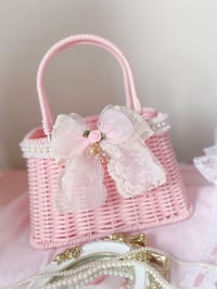 Image 1 of La Vie En Rose Basket Bag 