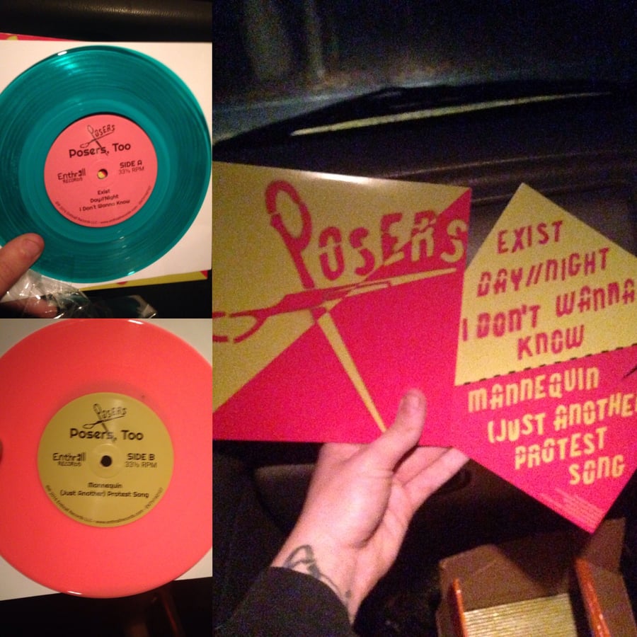 Image of Posers II - First Pressing - Pink and Clear Green
