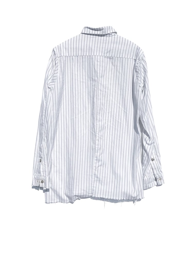 Image of A Red August limited release capsule collection: cotton floating placket shirt