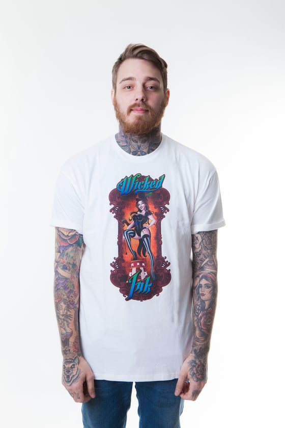 Image of Men's White Ringmaster S/Sleeve