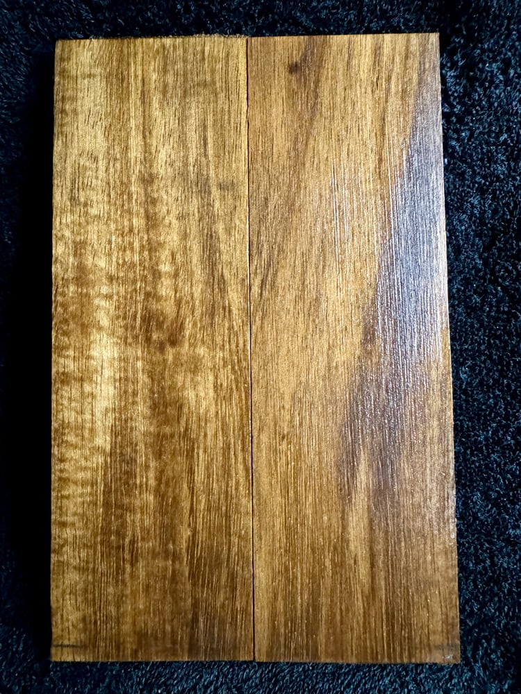 Image of Budget Curly Koa Knife Scales BK-82