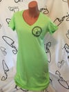 Chazi Lime Tshirt Dress