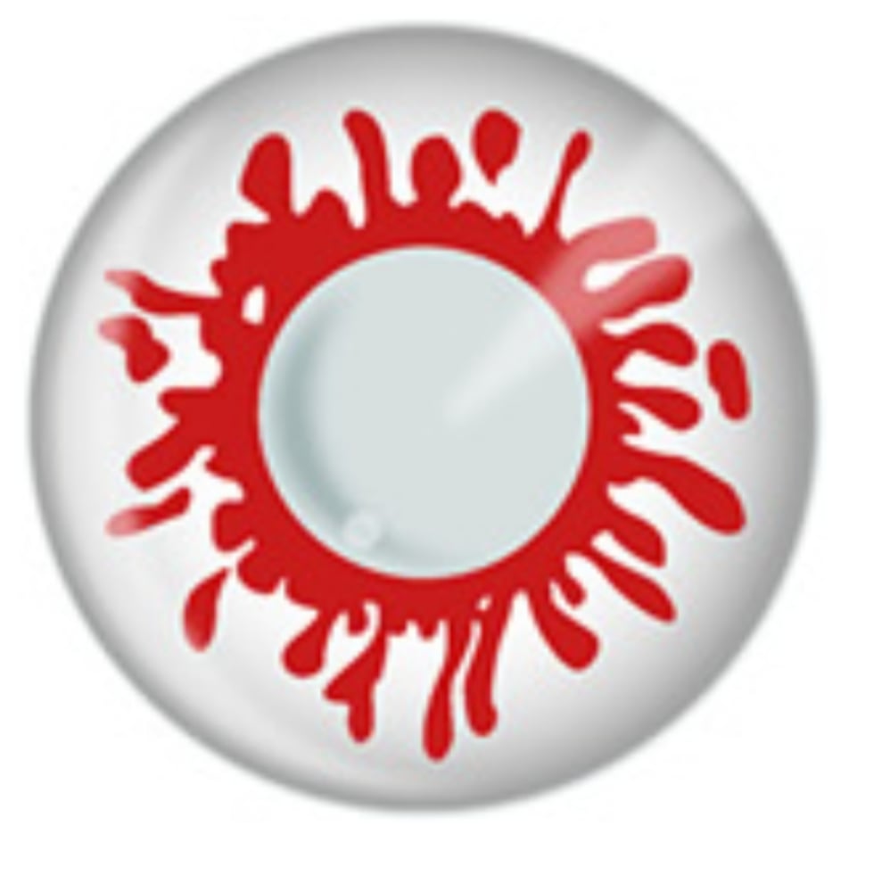 Image of Bloody splash contact lenses