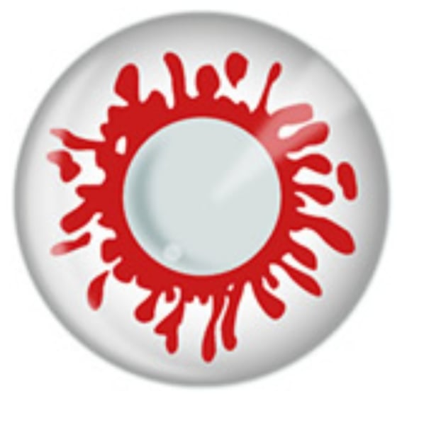 Image of Bloody splash contact lenses