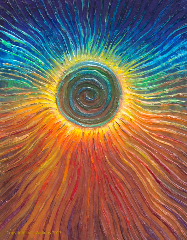 Image of Eclipse Energy Painting - Giclee Print