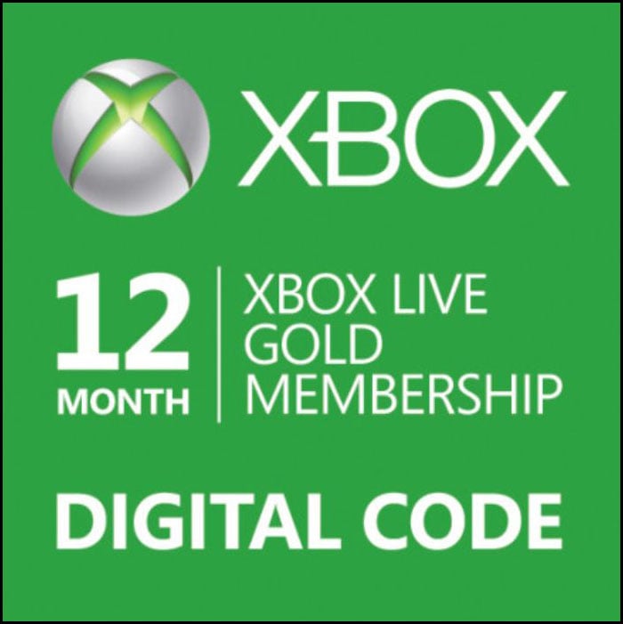 xbox gold 12 month code