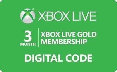 xbox live gold digital code