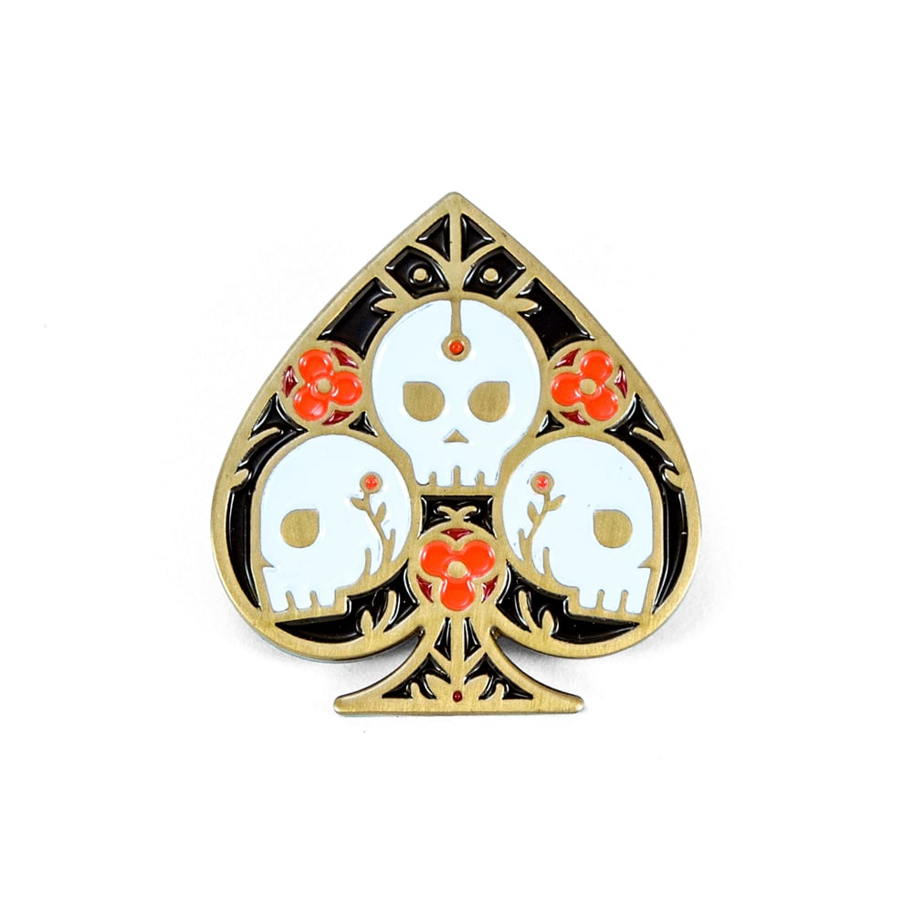 Image of Ace of Spades Soft Enamel Pin