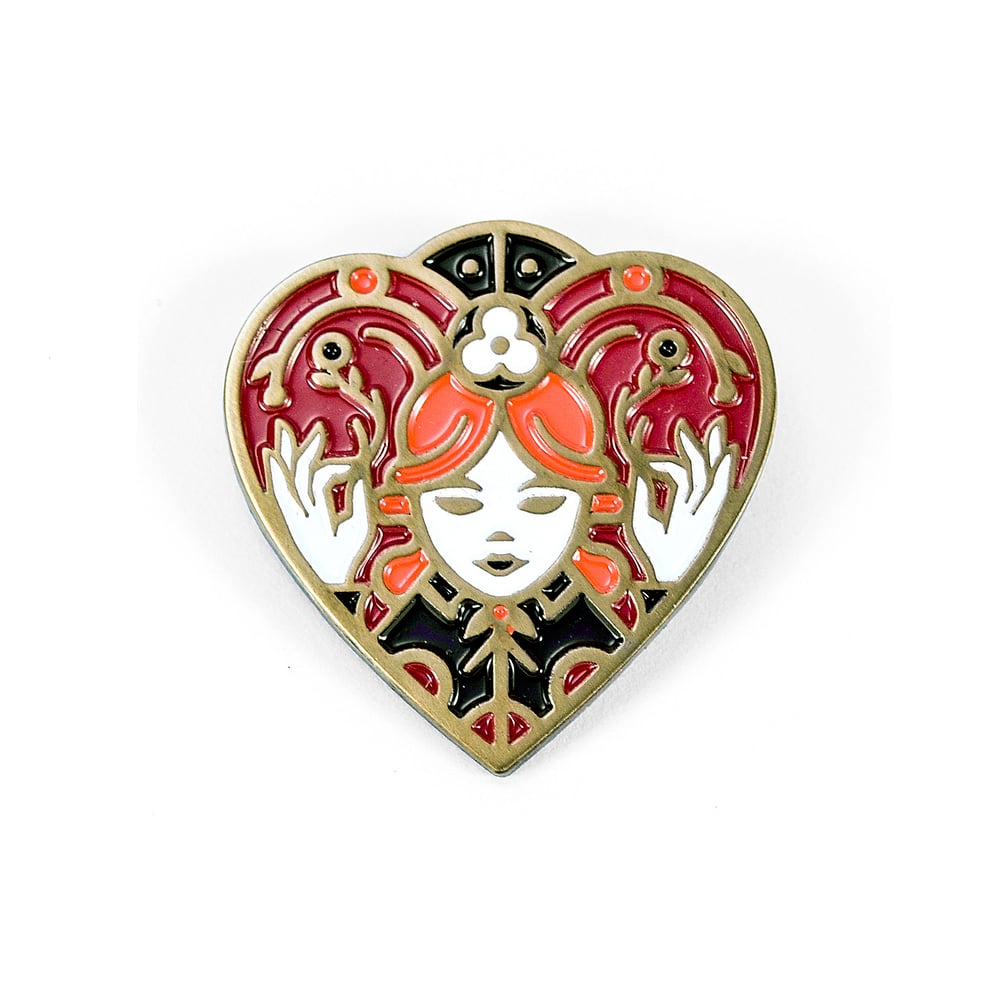 Image of Queen of Hearts Soft Enamel Pin
