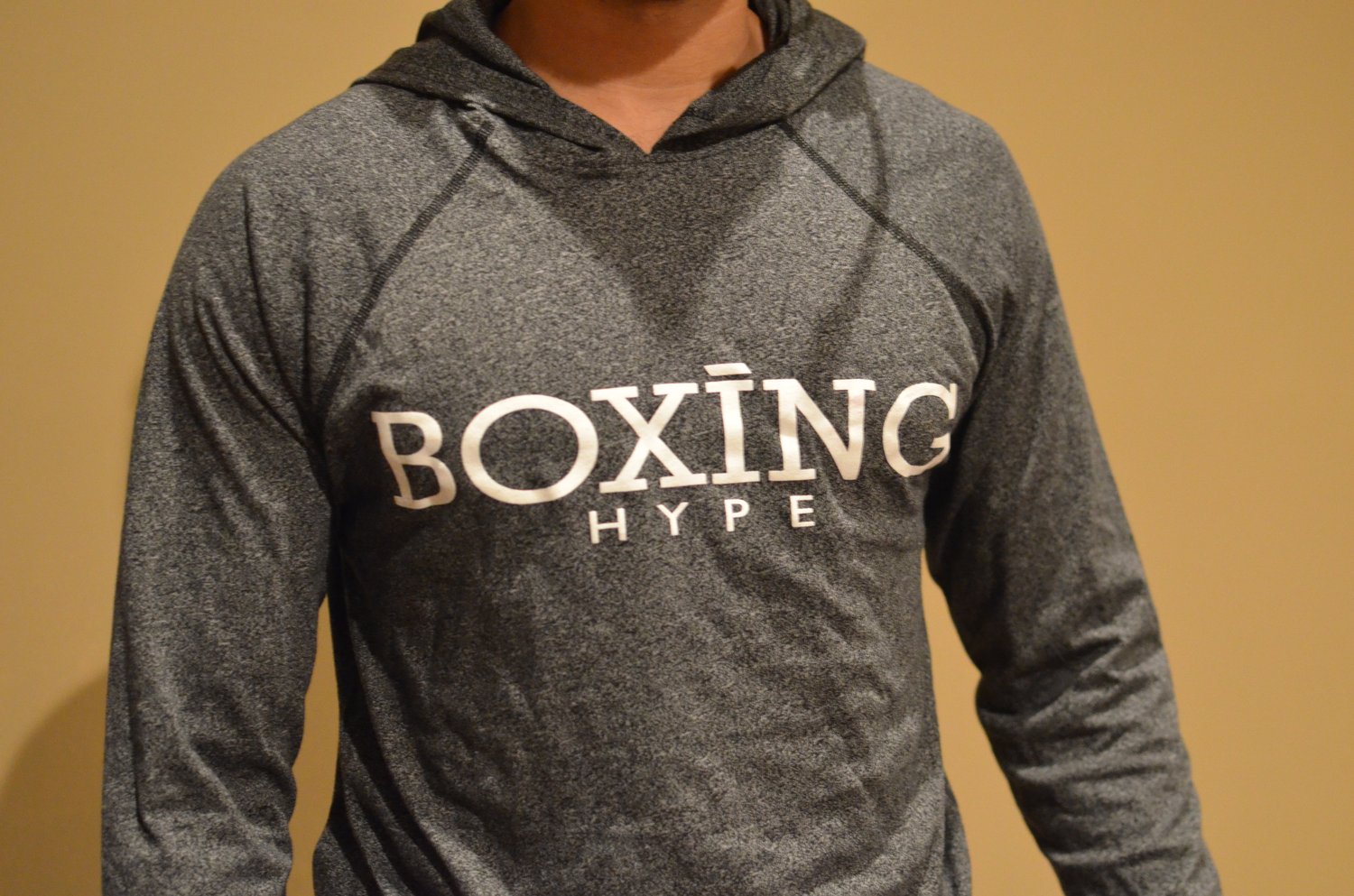 Image of Unisex Charcoal Black BoxingHype hoodies