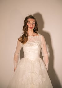 Image 4 of 1950s Flower Gown