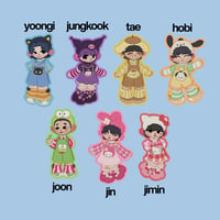 Image 2 of BTS as Sanrio <individual stickers>