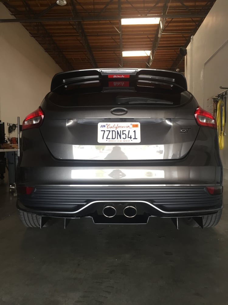 DownForceSolutions — 20132017 Ford Focus ST rear diffuser