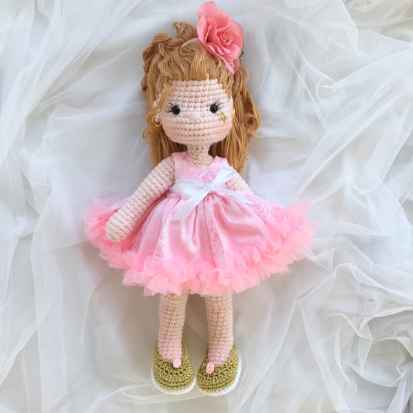 Image of Pink Rose star doll