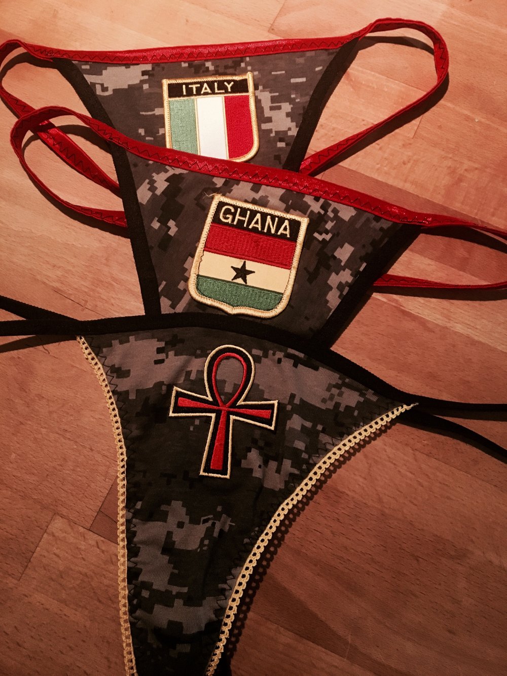 Image of 'All Around The World' Thong