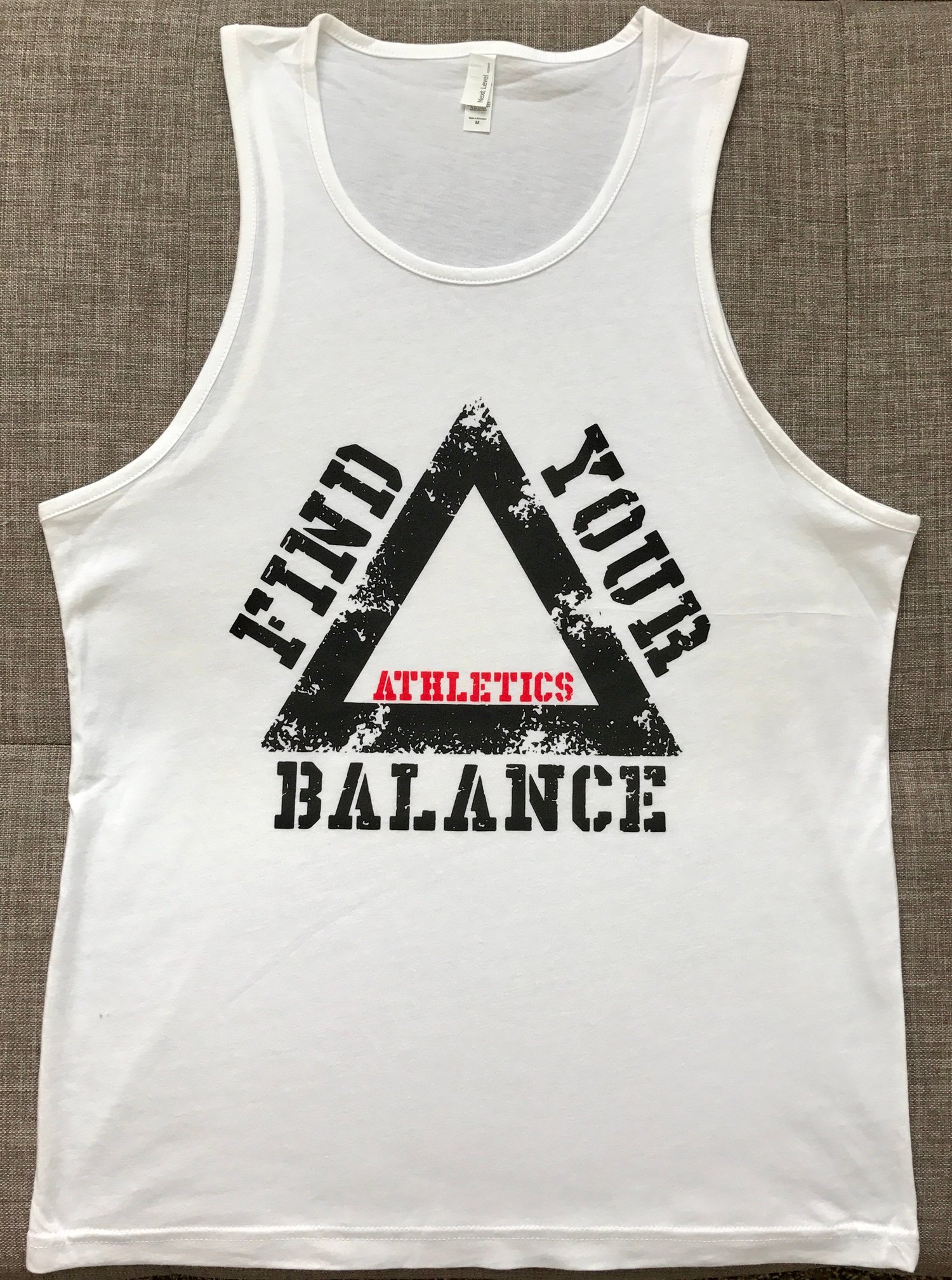 Image of "BFL" MENS TANK - WHITE