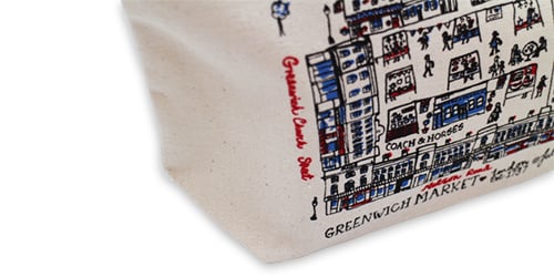Image of Greenwich Market Zipped Pouch - Calico