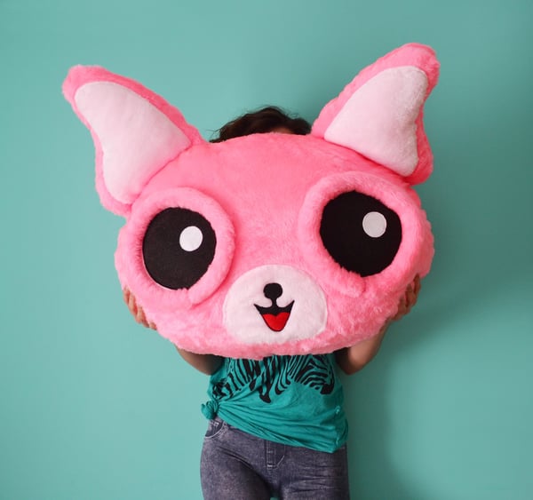 Image of Pink Chihuahua Cushion