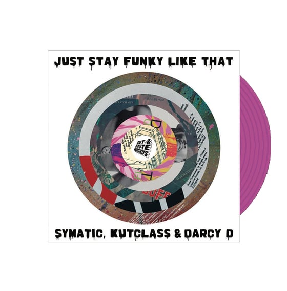 Image of Cut & Paste Records - "Just Stay Funky Like Za" (7" Fluorescent Pink)