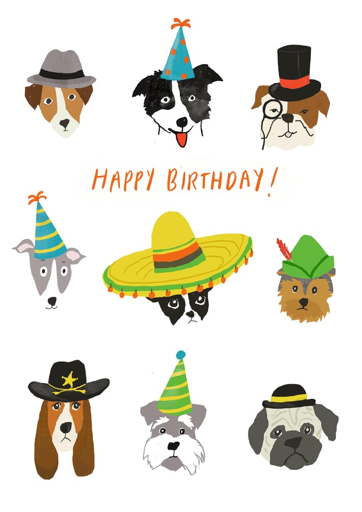 Image of Dogs with Hats