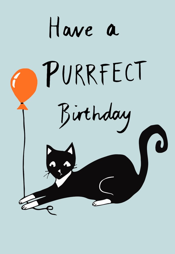 Image of The Purrfect Birthday Card