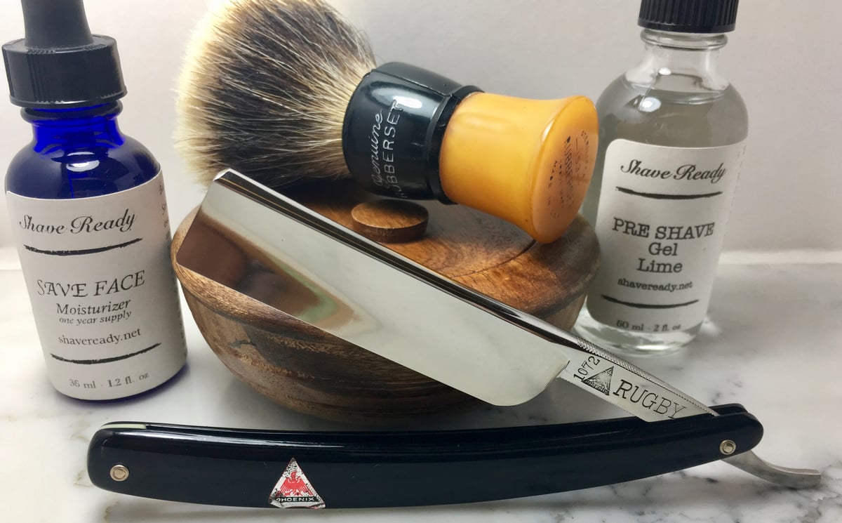 Rugby Japanese Shave Ready Straight Razor / Shave Ready