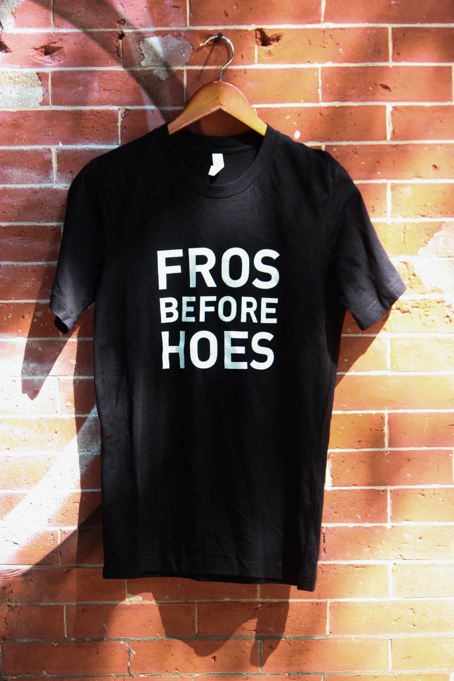 Image of BLACK "FROS BEFORE HOES" Tee