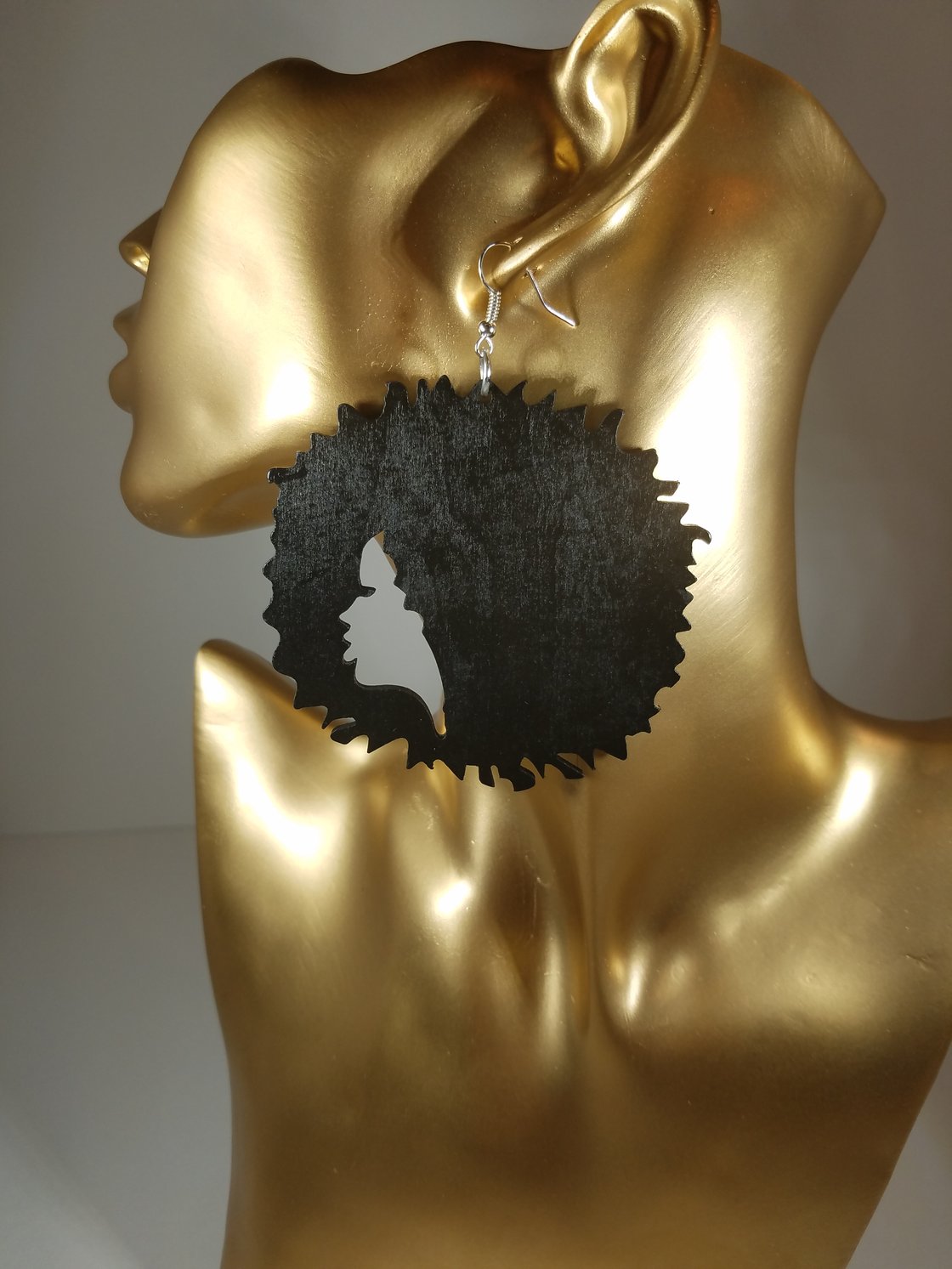 Image of Big Spiked Fro Earrings