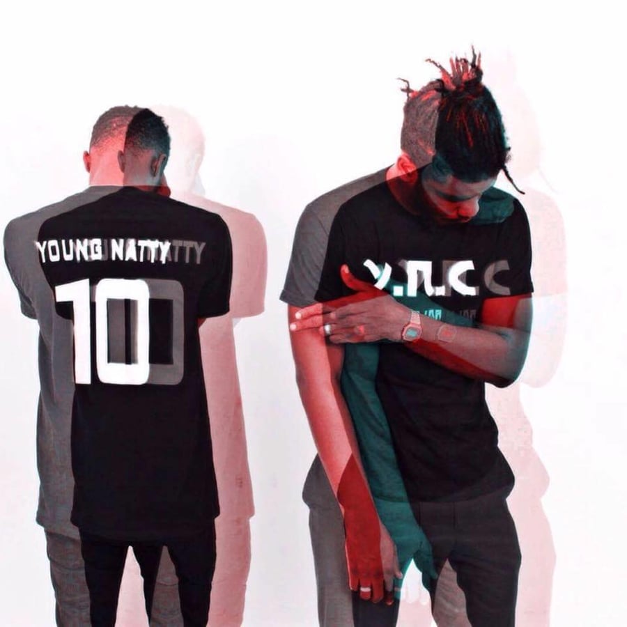 Image of T-shirt Noir Classic YNC /Print Blanc