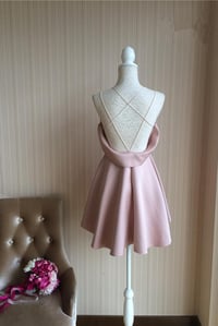 Image 3 of Cross Back Cute and Sexy Short Party Dresses, Homecoming Dresses, Short Women Dresses