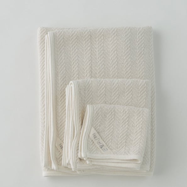 Image of Herringbone Cotton Towel Large/Medium/Small