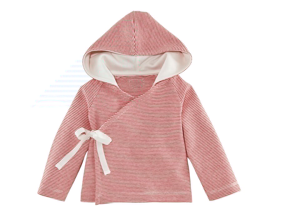 Image of Sweatjacke rot-weiss gestreift Art.700305 (B)