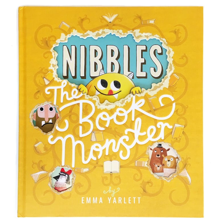 Image of Signed Hardback Book : Nibbles The Book Monster