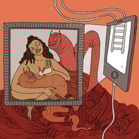 Couldn't Crop It Out - Limited Edition Print by Polly Nor