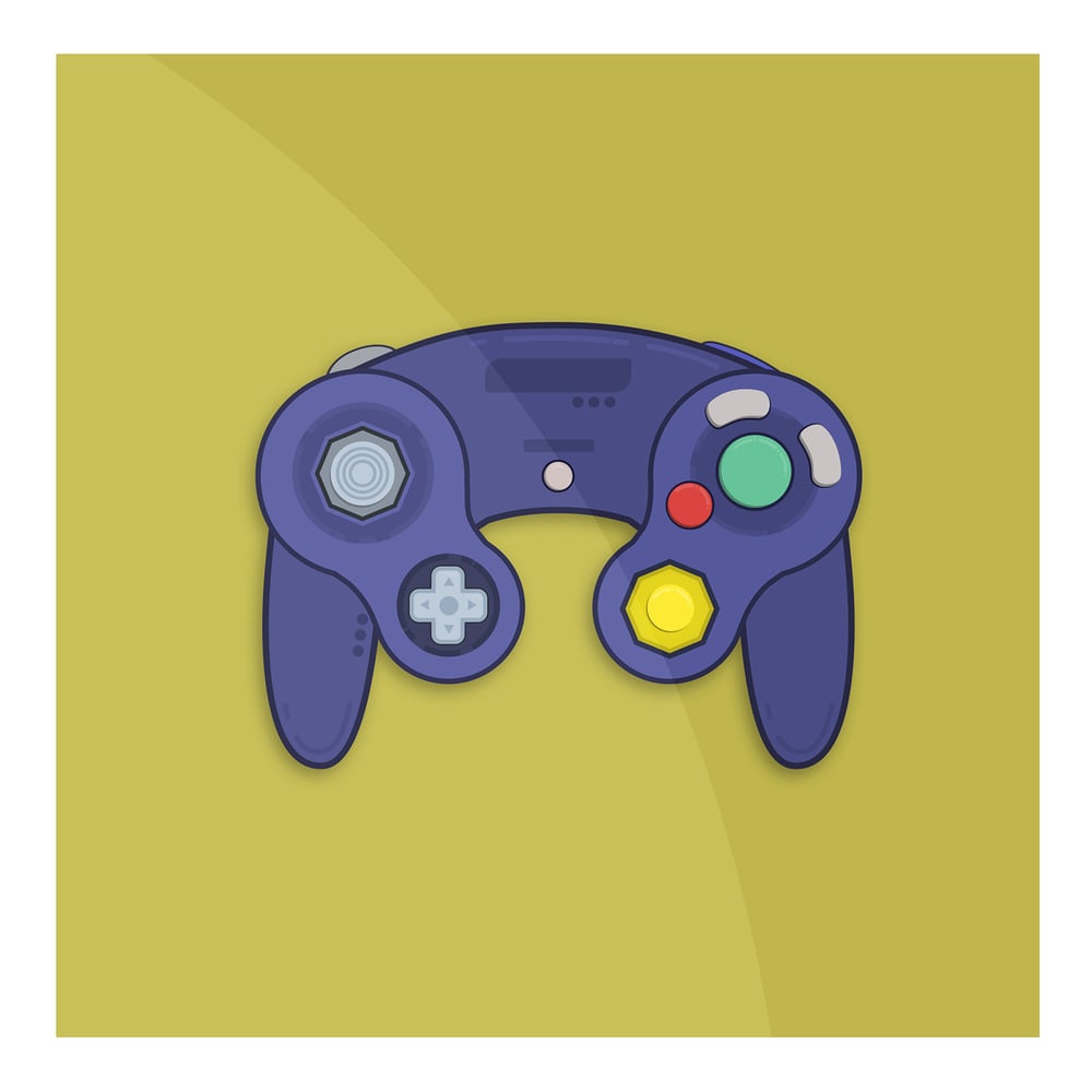 Image of Gamecube Controller Print