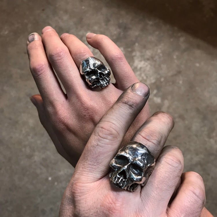 Image of Craggy Skull Ring