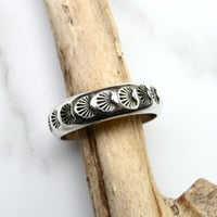 Image 3 of Handmade Seashell Super Chunky Sterling Silver Ring